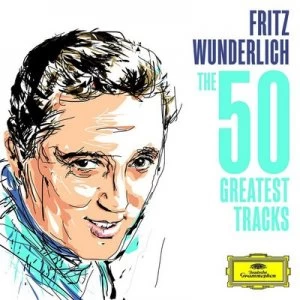 Image of Fritz Wunderlich The 50 Greatest Tracks by Fritz Wunderlich CD Album