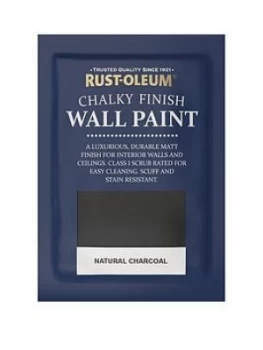 Image of Rust-Oleum Chalky Finish Wall Paint Tester Sachet ; Natural Charcoal