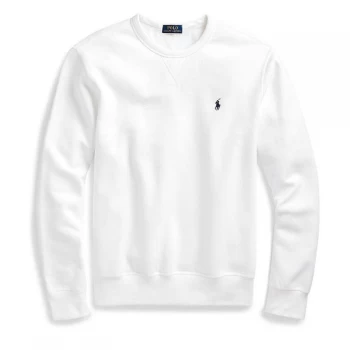 Image of Polo Ralph Lauren Fleece Crew Sweatshirt - White
