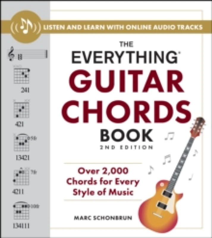 Image of The Everything Guitar Chords Book, 2nd Edition : Over 2,000 Chords for Every Style of Music Paperback / softback