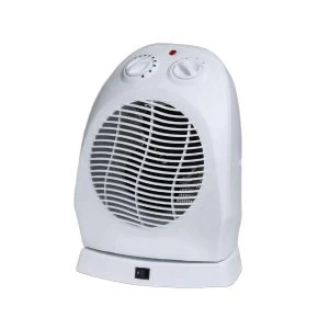 Image of Connect-It 2000W Oscillating Flat Fan Heater