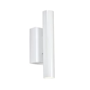 Image of Integrated LED Wall Matt White Paint 2 Light IP20