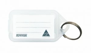 Image of Kevron Keytags Plastic Tub Clear ID5CLR100Z (PK100)