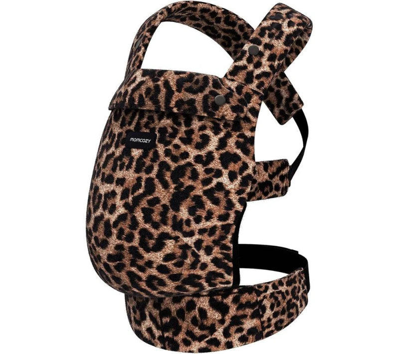 Image of MOMCOZY BC001-U012NB-A Baby Carrier - Leopard Print 810123509157