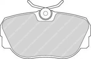 Image of Ferodo FDB660 Brake Pad Set Front Axle Premier Car