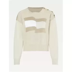 Image of Tommy Hilfiger Icon Flag Jumper - Beige
