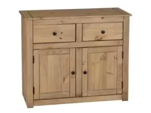 Image of Seconique Panama Waxed Pine 2 Door 2 Drawer Sideboard