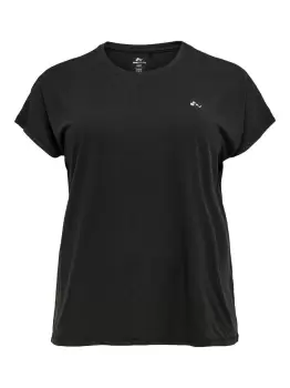 Image of ONLY Curvy Short Sleeved Top Women Black