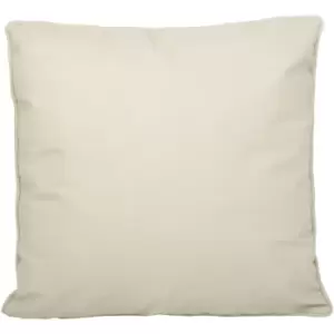 Image of Fusion - Plain Dye Water Resistant Outdoor Filled Cushion, Natural, 43 x 43 Cm