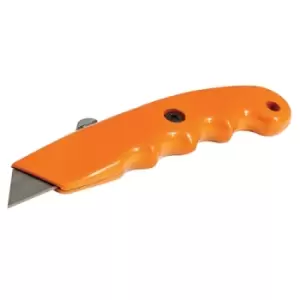 Image of Silverline Retractable Hi-Vis Grip Knife - 140mm