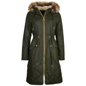 Image of Barbour Womens Packwood Wax Jacket Fern/Classic 12