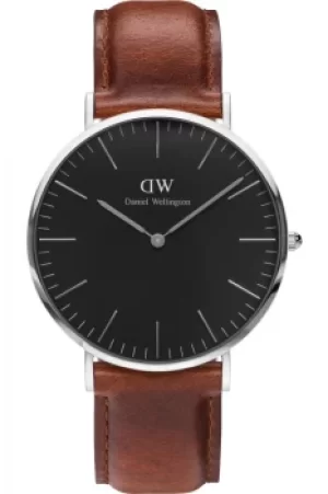 Image of Unisex Daniel Wellington Classic Black St Mawes Watch 40mm Watch DW00100130