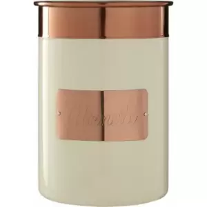 Image of Premier Housewares Prescott Cream / Copper Utensil Holder