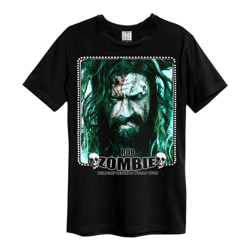 Image of Amplified Amplified Men Hellbilly Rob Zombie T-Shirt in Black Size: X-Small Black XS Male 5063852069675