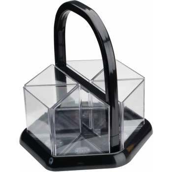 Image of Handi-Holder Clear Desk Tidy - Adventa