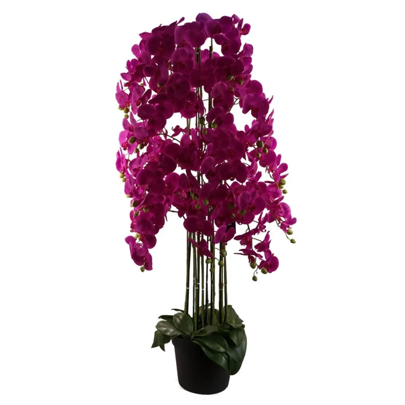 Image of Unbranded 150cm Giant Purple Orchid Plant Artificial REAL TOUCH 189 flowers - Best Quality