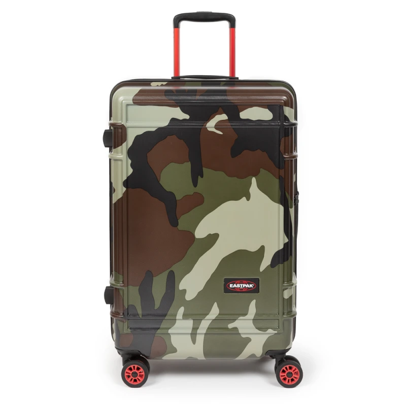 Image of Eastpak Large Trolley Spinner Suitcase - Resist'r Zip Large Trolley Spinner Suitcase - Resist'r Zip - 78(h) x50(w) x 29(d) cm - Camo - Ek0a5blq181 Cam