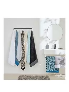 Image of Nalu Nicole Scherzinger Koko Towels Bath Mat Duck Egg