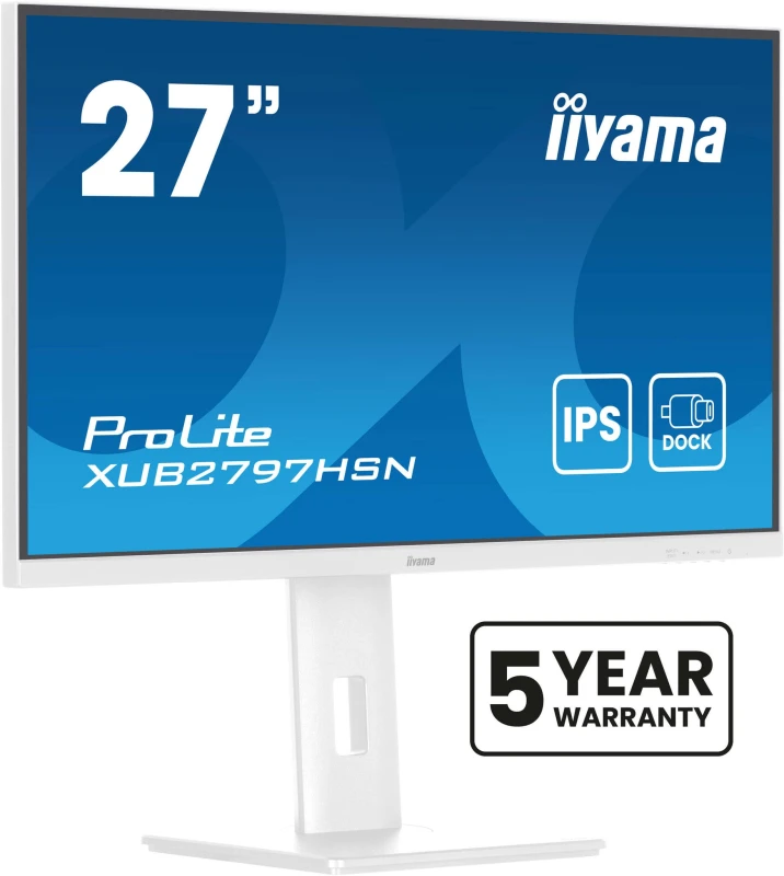 Image of iiyama iiyama ProLite XUB2797HSN-W2 computer monitor 68.6cm (27") 1920 x 1080 pixels Full HD LED White XUB2797HSN-W2