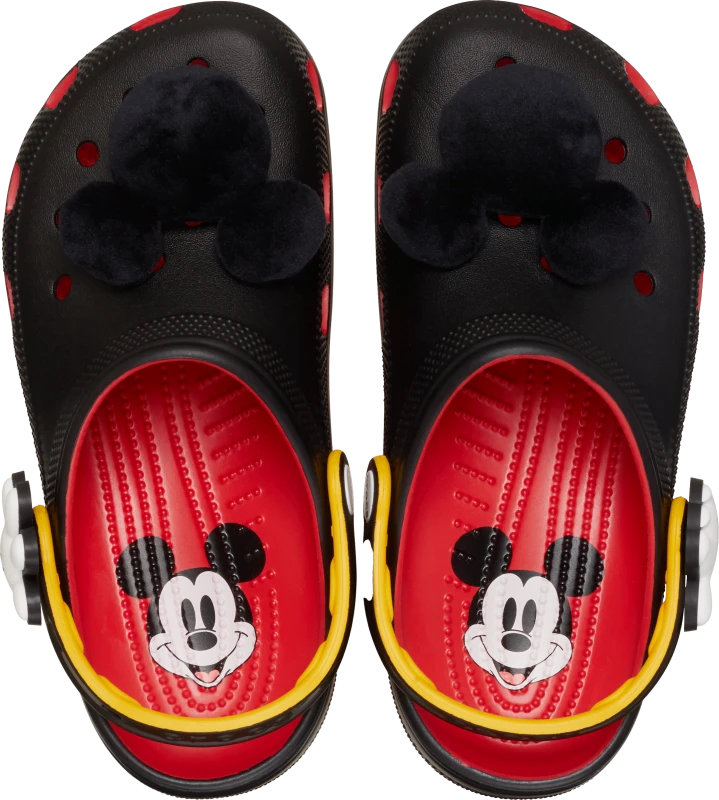 Image of Crocs Unisex Mickey Mouse Classic Clogs Flame W9/M8