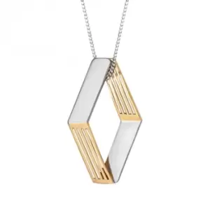 Image of Geo Cage Design Yellow Gold Pendant P5196
