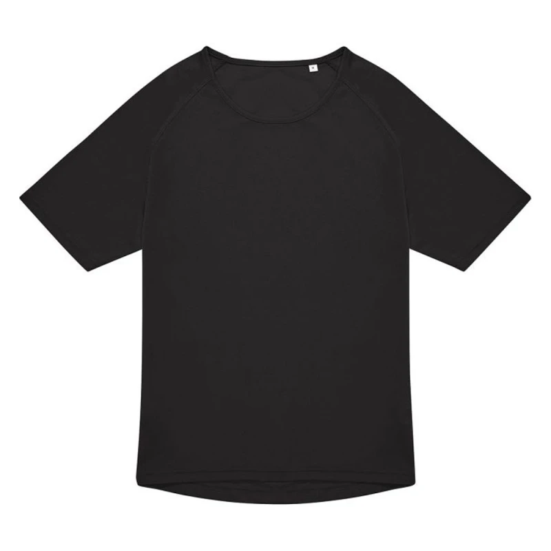 Image of B&C Mens Active T-Shirt in Black Size: XS Black Male XS