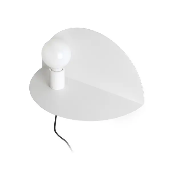 Image of Nit Left White Wall Lamp Shlelf