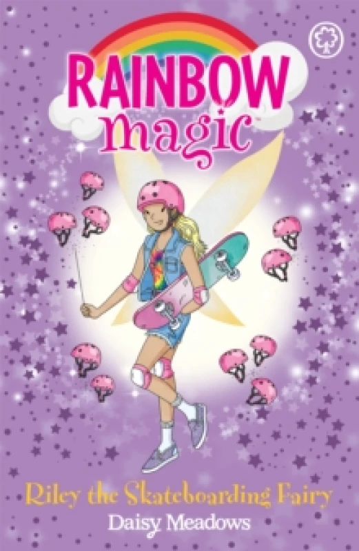 Image of Daisy Meadows Rainbow Magic: Riley the Skateboarding Fairy Book Multi unisex