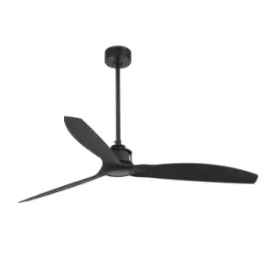 Image of Eter Matt Black ceiling fan 3 Blades with DC motor