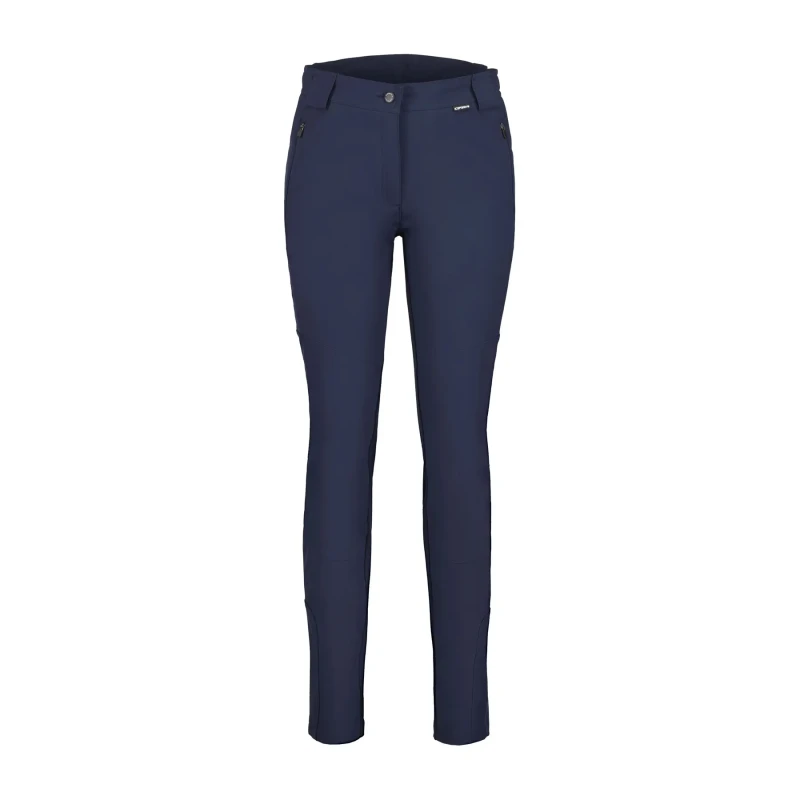 Image of Womens stretch softshell hiking trousers Icepeak Doral Bleu Female 38