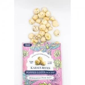 Image of Karma Bites Popped Lotus Seeds Pink Salt 25g