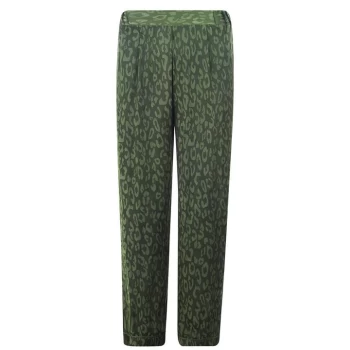Image of Biba Jacquard Pyjama Trousers - Khaki