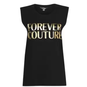 Image of Golddigga Sleeveles Vest - Black