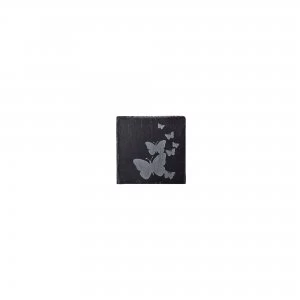 Image of Denby Butterfly Etched Slate Coasters Set of 4