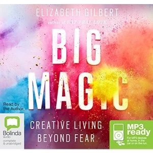 Image of Big Magic Creative Living Beyond Fear Audio disc Gilbert, Elizabeth