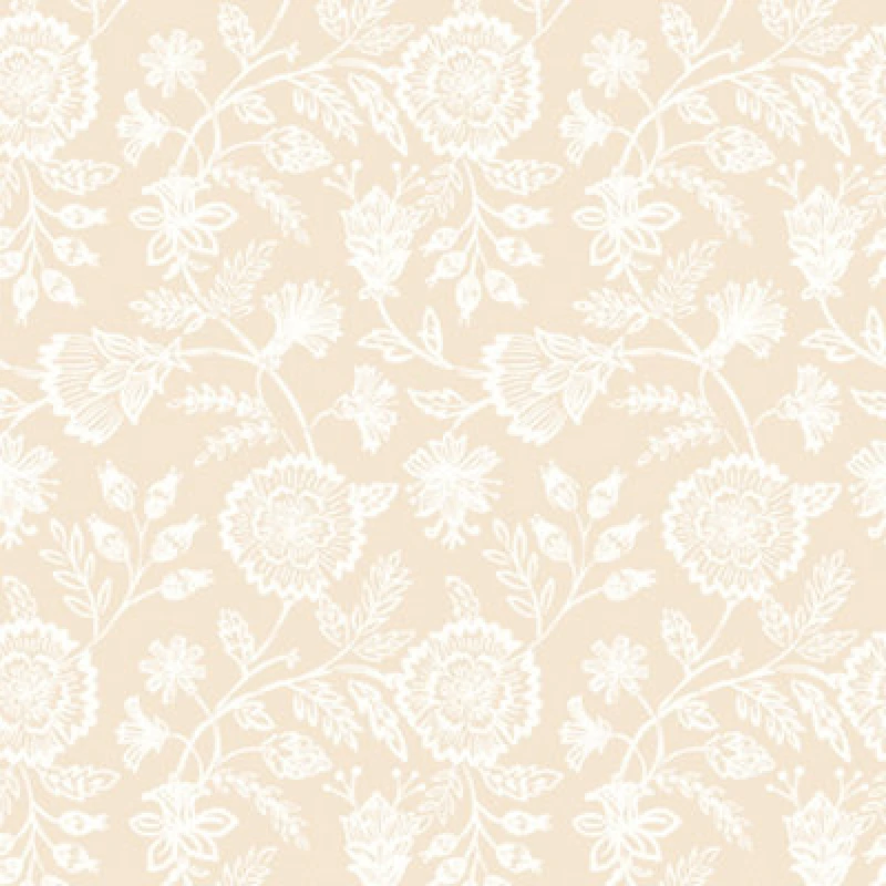 Image of Hoopla Walls Evelyn Trail - Putty 10M Wallpaper