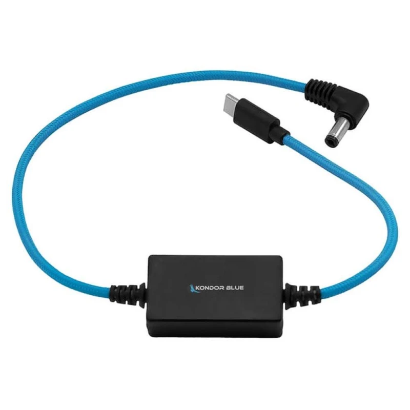 Image of Kondor Blue 16-Inch DC to USB-C Power Delivery Cable for R5C/FX3