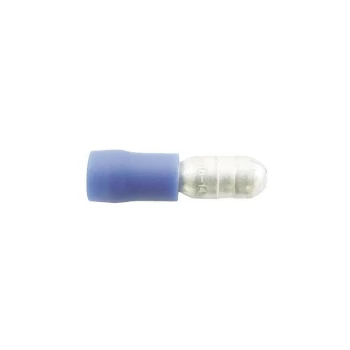 Image of Wiring Connectors - Blue - Male Bullet - 5mm - Pack of 25 - PWN787 - Wot-nots