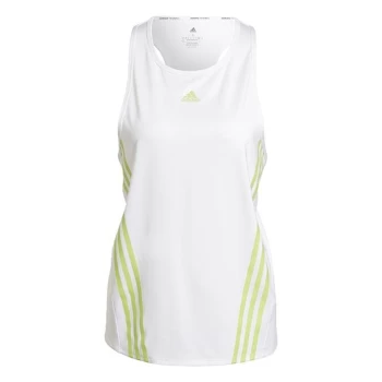 Image of adidas TRAINICONS Tank Top Womens - White / Pulse Lime
