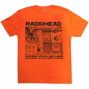 Image of Radiohead - Gawps Unisex XX-Large T-Shirt - Orange