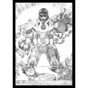 Image of DC Comics Art Print Darkseid Comic Book Art Print 42 x 30 cm