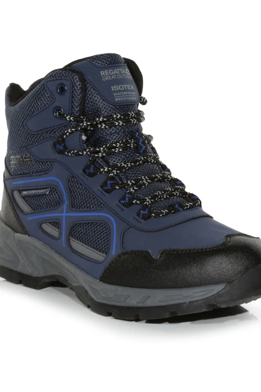 Image of Regatta Regatta Men Vendeavour Walking Boots in Mid Navy Size: 6.5 Mid Navy 6.5 Male 5063019175775