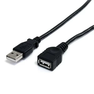 Image of 6 ft Black USB 2.0 Extension Cable A to A MF