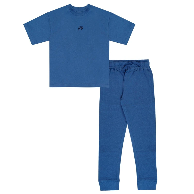 Image of Firetrap T Jog Outft In - Blue Blue One Size