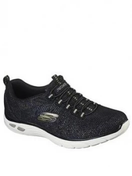 Image of Skechers Empire D'Lux Charming Grace Trainer - Black Multi