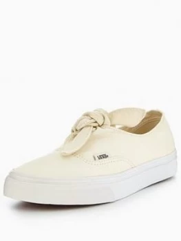 Image of Vans UA Authentic Knotted Off White Off White Size 4 Women