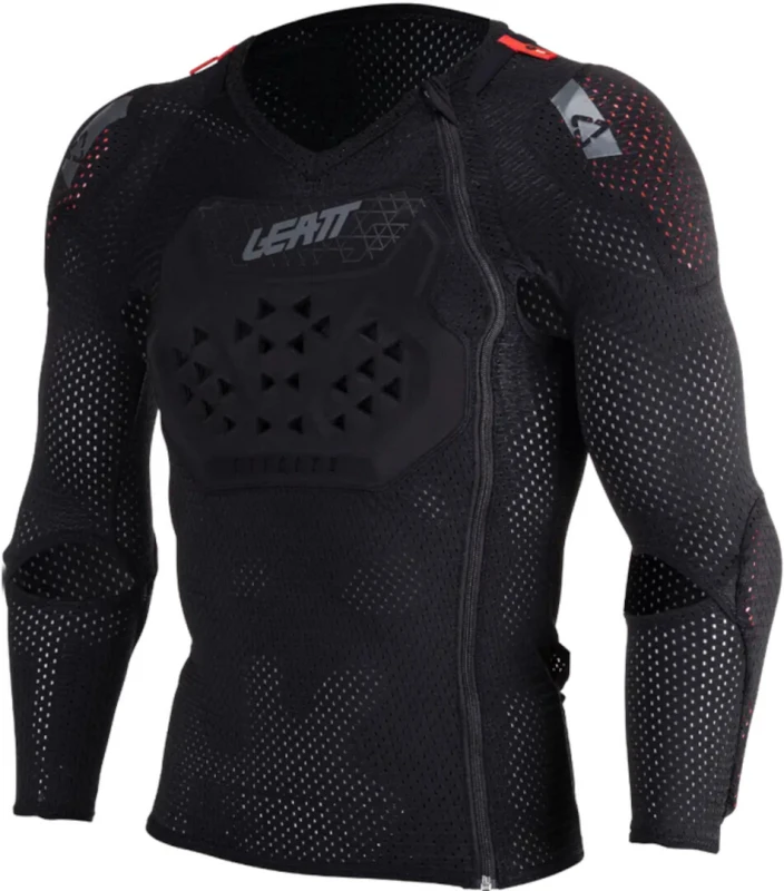 Image of Leatt ReaFlex Stealth Protector Jacket, black, Size S for Men