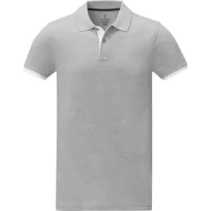 Image of Elevate Mens Morgan Short-Sleeved Polo Shirt (M) (Heather Grey)