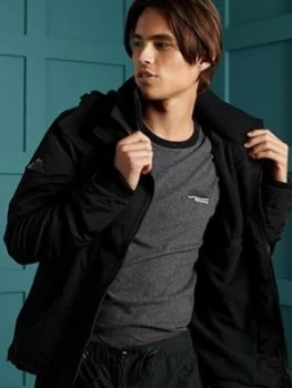 Image of Superdry Ottoman Arctic Sd-windcheater Jacket, Black, Size S, Men