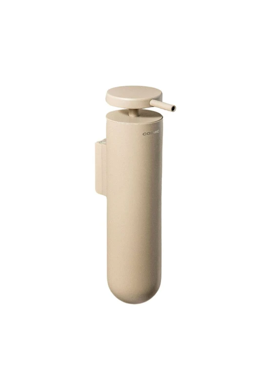 Image of Cosmic Wall Mounted Soap Dispenser, 185ml Capacity, Beige, Geyser Collection in Light Sand Light Sand Unisex